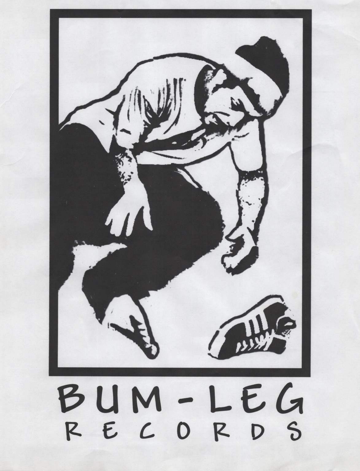 Original Bum-Leg Records artwork